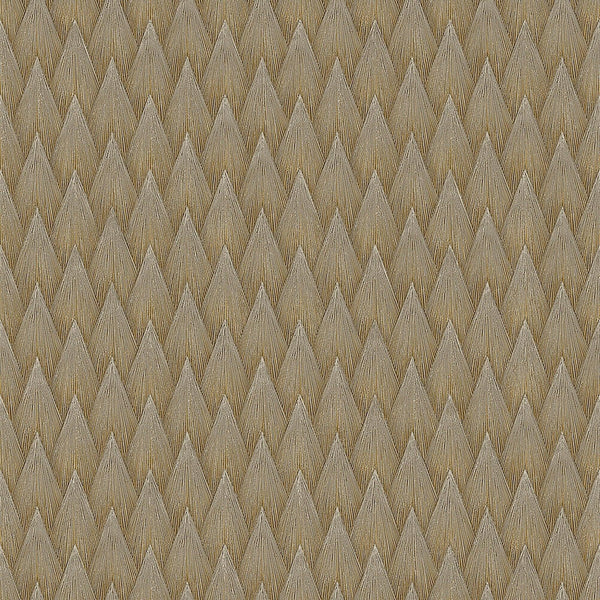 Luxury Brown Geometric Textured 3D Embossed Wallpaper, Country Non-Woven Wall Covering, 41.7"W x 614"H, Washable Removable fo
