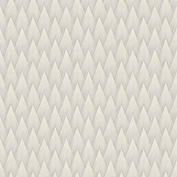 Luxury Gray Geometric Textured 3D Embossed Wallpaper, Premium Non-Woven Wall Covering, 41.7"W x 614"H, Washable Removable for