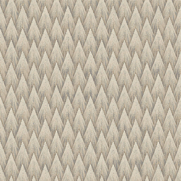 Luxury Beige Geometric Textured 3D Embossed Wallpaper, Premium Non-Woven Wall Covering, 41.7"W x 614"H, Washable Removable fo