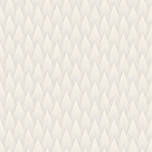 Luxury White Geometric Textured 3D Embossed Wallpaper, Boho Non-Woven Wall Covering, 41.7"W x 614"H, Washable Removable for L