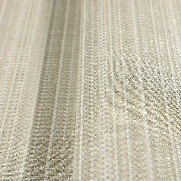 Luxury Beige Striped Stripe Textured Wallpaper, Traditional Non-Woven Wall Covering, 41.7"W x 398"H, Washable Removable for L