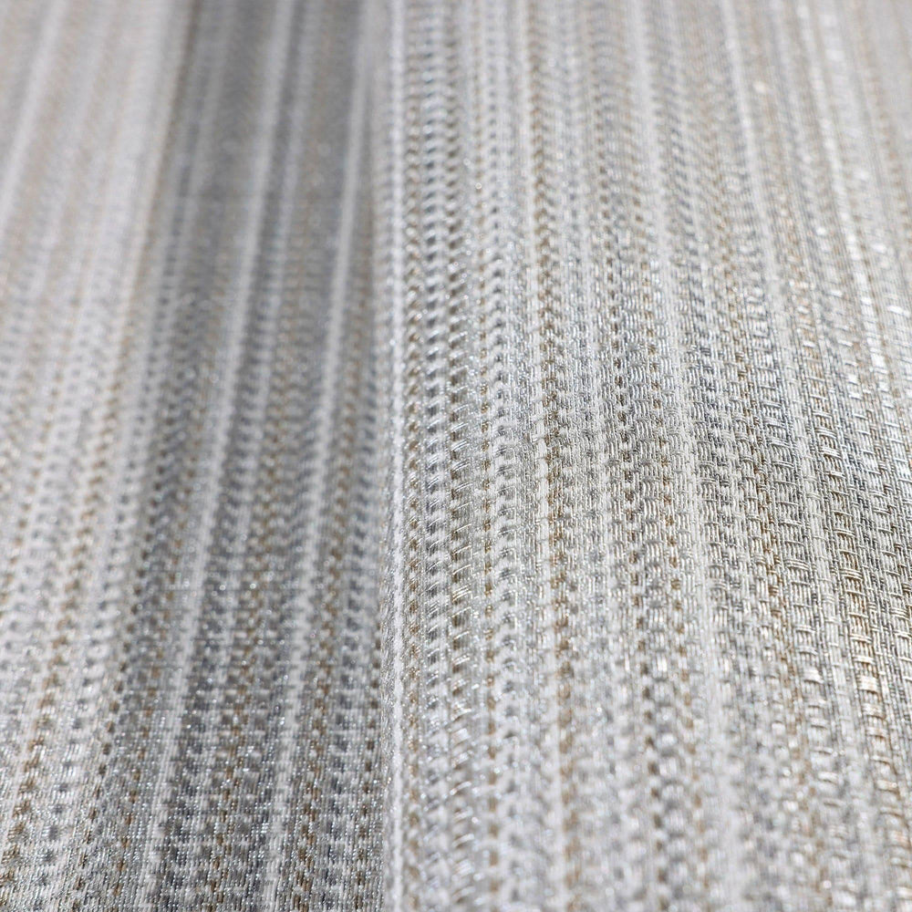 Luxury Brown Striped Stripe Textured Wallpaper, Contemporary Non-Woven Wall Covering, 41.7"W x 398"H, Washable Removable for 