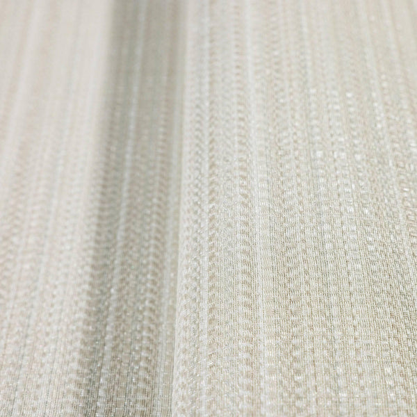Luxury Beige Striped Stripe Textured Wallpaper, Victorian Non-Woven Wall Covering, 41.7"W x 398"H, Washable Removable for Liv