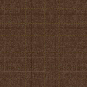 Luxury Brown Geometric Textured Wallpaper, Premium Non-Woven Wall Covering, 41.7"W x 398"H, Washable Removable for Living Roo