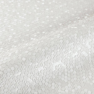Luxury White Textured Embossed 3D Embossed Wallpaper, Premium Non-Woven Wall Covering, 41.7"W x 398"H, Washable Removable for