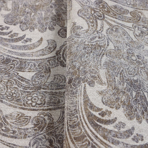 Luxury Ivory Abstract Paisley Textured Wallpaper, Boho Non-Woven Wall Covering, 41.7"W x 398"H, Washable Removable for Living