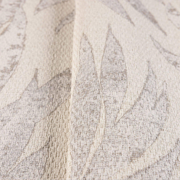 Luxury Gray Leaves Tropical Textured Wallpaper, Farmhouse Non-Woven Wall Covering, 41.7"W x 398"H, Washable Removable for Liv