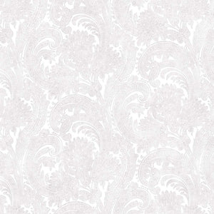 Luxury Purple Abstract Paisley Textured Wallpaper, Traditional Non-Woven Wall Covering, 41.7"W x 398"H, Washable Removable fo