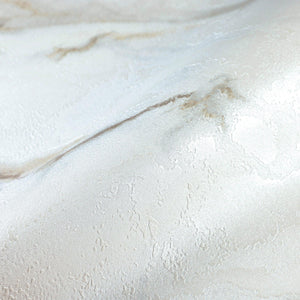 Luxury Brown Marble Stone 3D Embossed Wallpaper, Boho Non-Woven Wall Covering, 41.7"W x 614"H, Washable Removable for Living 