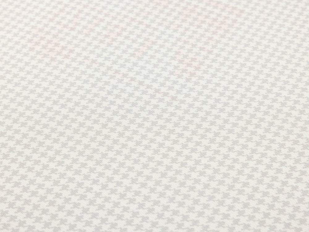 Luxury White Houndstooth Textured Wallpaper, Coastal Non-Woven Wall Covering, 41.7"W x 614"H, Washable Removable for Living R