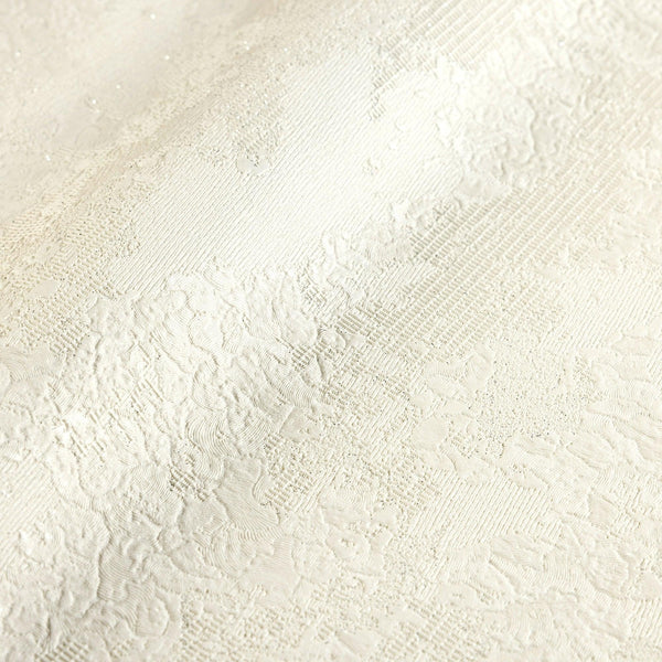 Luxury White Abstract Distressed Wallpaper, Contemporary Non-Woven Wall Covering, 41.7"W x 398"H, Washable Removable for Livi