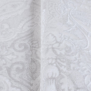 Luxury Gray Damask Textured 3D Embossed Wallpaper, Mediterranean Non-Woven Wall Covering, 41.7"W x 614"H, Washable Removable 