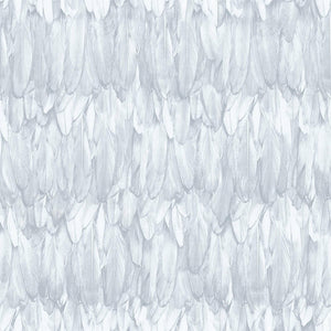 Luxury White Bird Birds 3D Embossed Wallpaper, Traditional Non-Woven Wall Covering, 41.7"W x 614"H, Washable Removable for Li