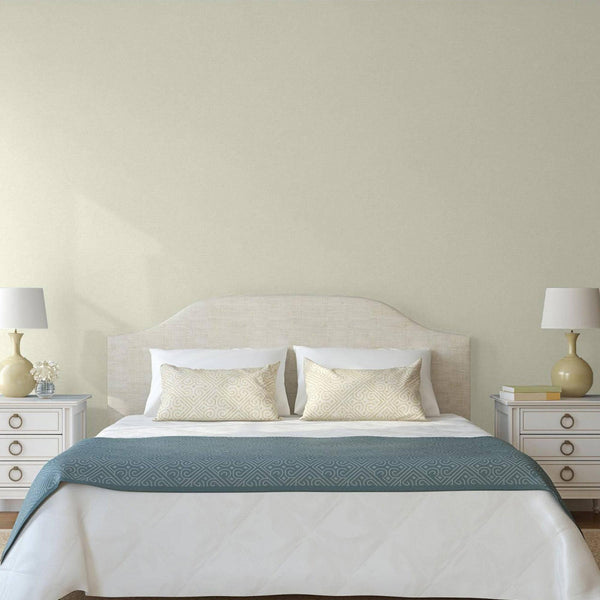 Luxury White Textured Wallpaper, Coastal Non-Woven Wall Covering, 41.7"W x 614"H, Washable Removable for Living Room Bedroom 