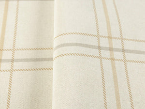 Luxury White Plaid Textured Wallpaper, Farmhouse Non-Woven Wall Covering, 41.7"W x 614"H, Washable Removable for Living Room 