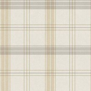 Luxury White Plaid Textured Wallpaper, Farmhouse Non-Woven Wall Covering, 41.7"W x 614"H, Washable Removable for Living Room 