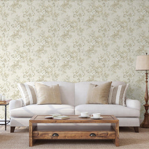 Luxury Ivory Textured Embossed 3D Embossed Wallpaper, Modern Non-Woven Wall Covering, 41.7"W x 398"H, Washable Removable for 