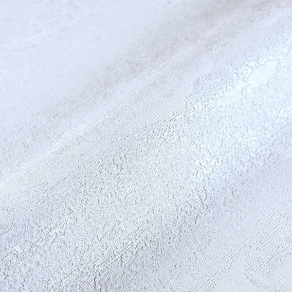 Luxury Silver Abstract Embossed 3D Embossed Wallpaper, Country Non-Woven Wall Covering, 41.7"W x 398"H, Washable Removable fo