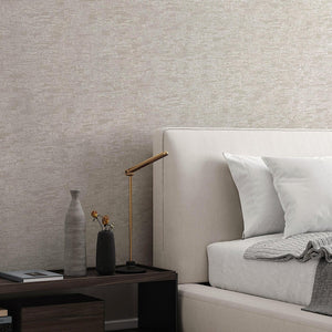 Luxury White Textured Embossed 3D Embossed Wallpaper, Boho Non-Woven Wall Covering, 41.7"W x 614"H, Washable Removable for Li