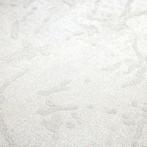 Luxury White Abstract Textured Wallpaper, Boho Non-Woven Wall Covering, 41.7"W x 398"H, Washable Removable for Living Room Be