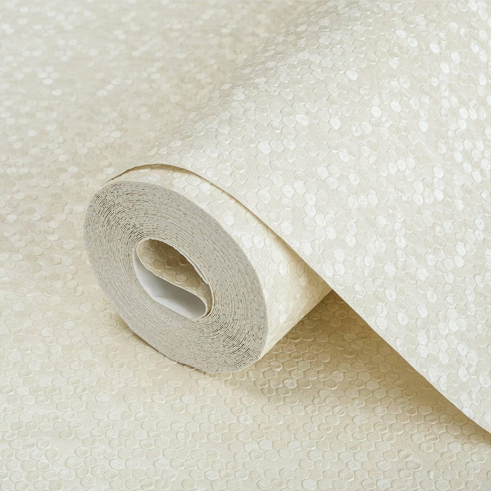 Luxury Yellow Textured Embossed 3D Embossed Wallpaper, Premium Non-Woven Wall Covering, 41.7"W x 398"H, Washable Removable fo