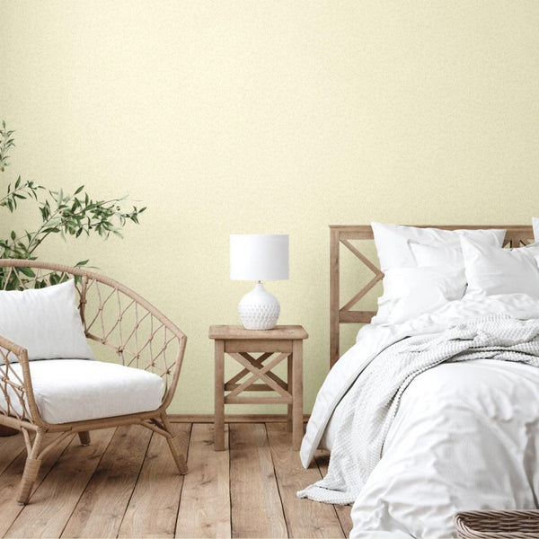 Luxury Yellow Textured Embossed 3D Embossed Wallpaper, Premium Non-Woven Wall Covering, 41.7"W x 398"H, Washable Removable fo