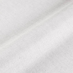 Luxury White Fabric Textured Wallpaper, Boho Non-Woven Wall Covering, 41.7"W x 398"H, Washable Removable for Living Room Bedr