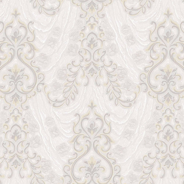 Luxury Beige Textured Embossed 3D Embossed Wallpaper, Premium Non-Woven Wall Covering, 41.7"W x 398"H, Washable Removable for