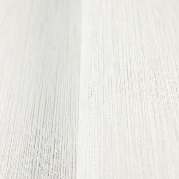 Luxury White Abstract Striped Textured Wallpaper, Traditional Non-Woven Wall Covering, 41.7"W x 614"H, Washable Removable for