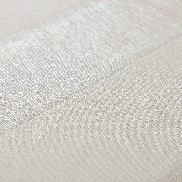 Luxury White Striped Stripe Textured Wallpaper, Scandinavian Non-Woven Wall Covering, 41.7"W x 614"H, Washable Removable for 