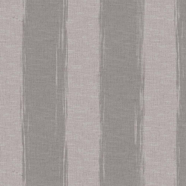 Luxury Gray Striped Stripe Textured Wallpaper, Traditional Non-Woven Wall Covering, 41.7"W x 398"H, Washable Removable for Li